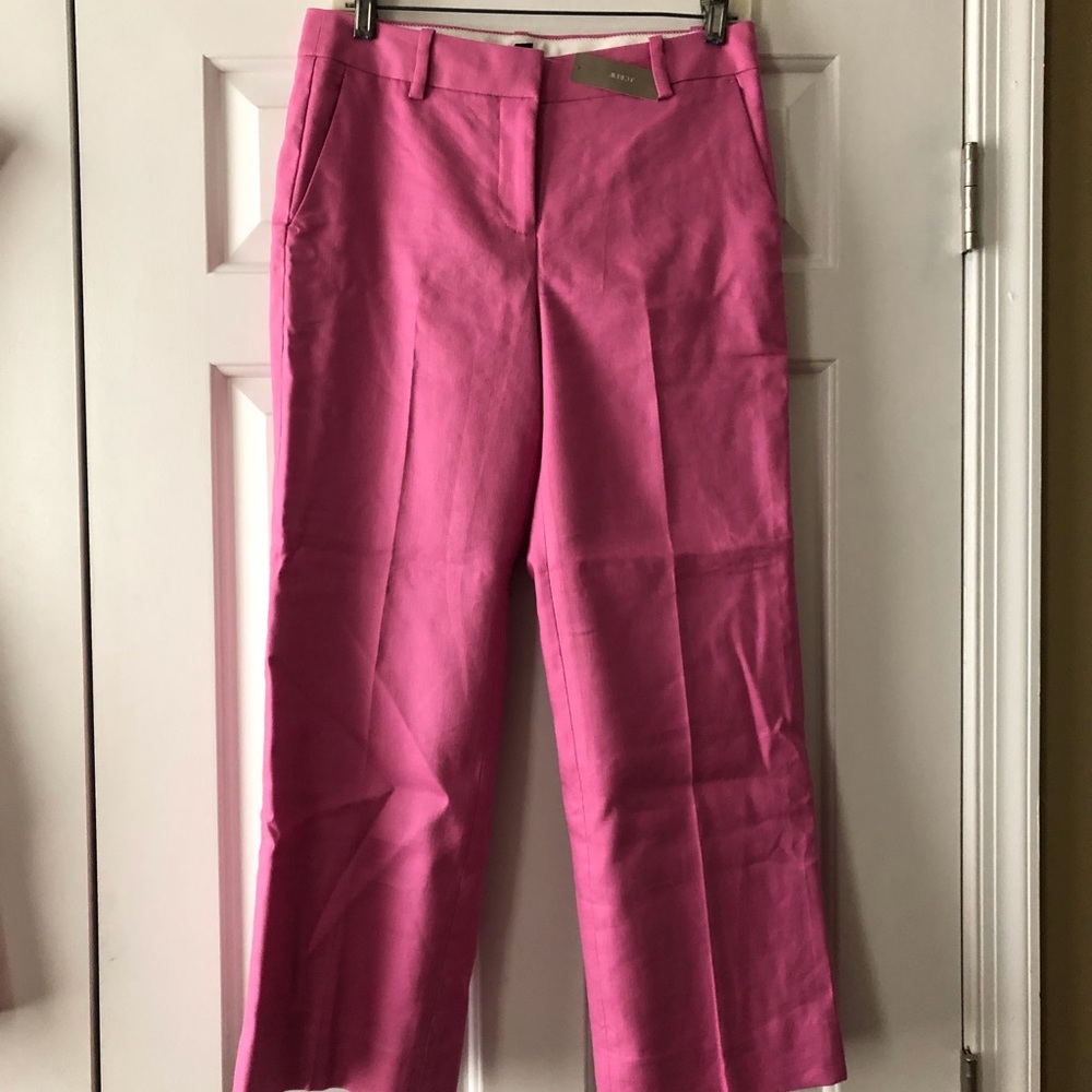 High rise Peyton wide leg pant in stretch linen